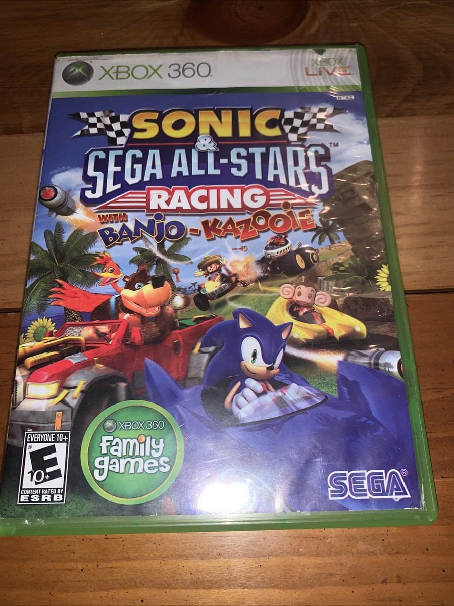 Sonic & Sega All-Stars Racing (Microsoft Xbox 360) No Manual