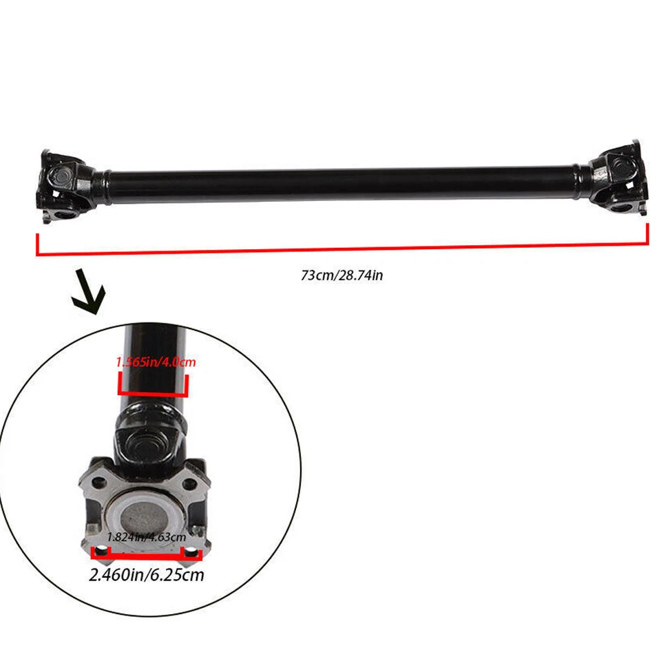 Front Drive Shaft For BMW 535i 550i 740Li 528i 750i 750Li xDrive AWD 26208628043 - Image 2 of 4