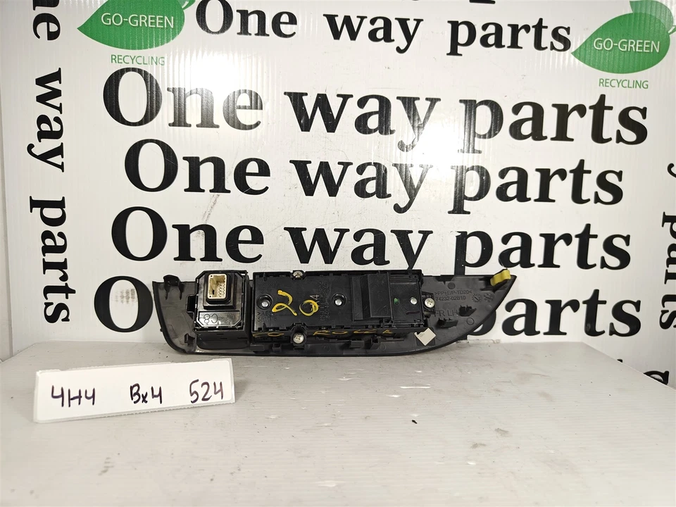 7423202B10 Interruptor ventana maestra puerta conductor Toyota Corolla 2003-08 4H4 524 B4 Foto 2 de 3