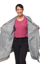 Tulip Clothing Wren Womens 7/8 Sleeve Top in Plum