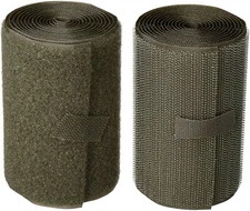 Velcro® Brand 4" MIL-SPEC Olive Drab Green Hook & Loop Set - SEW-ON TYPE -1 YARD
