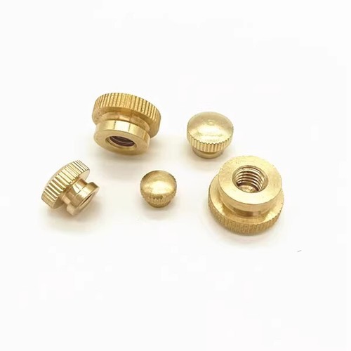 M3/4/5/6/8/10 Brass Knurled Thumb Nut High-type Hand Grip Knob Nuts Blind Hole - Picture 3 of 12