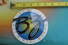 BZ Surfboards Bodyboards Pro Boogie Boards Morey Neon Vintage Surfing STICKER