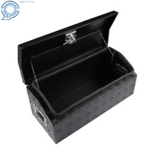 30in Black Aluminum Truck Tool Box Storage For Pickup Trailer Garage Lockable 30in Black Aluminum Truck Tool Box Storage For Pickup Trailer Garage Lockable