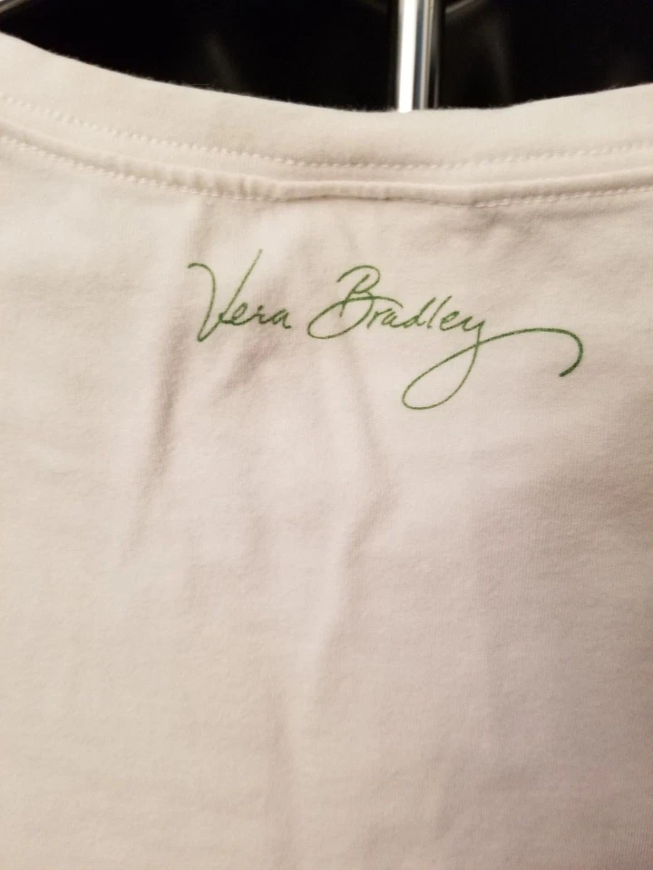 Vera Bradley Mujer Camisa Top Blusa Talla M Mediana Multicolor Cartera Tortuga Floral Foto 2 de 4