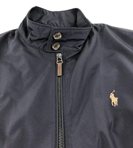 Chaqueta de Bombardero Ligero Polo Ralph Lauren para Hombre Aviador Azul Marino L GRANDE - Imagen 2 de 4