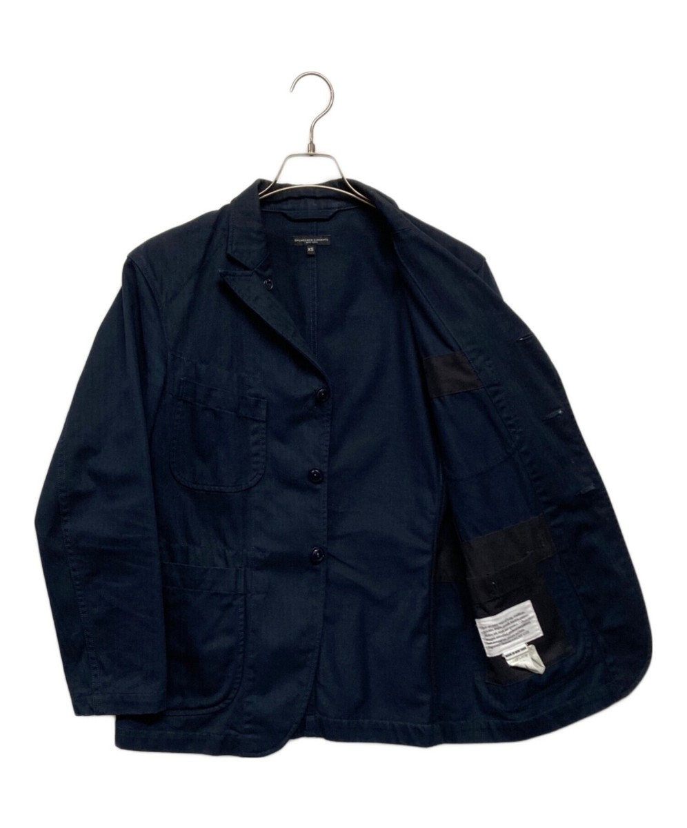 USA製 ENGINEERED GARMENTS field jacket M Engineered Garments Nepenthes Blue Coated Cotton Hooded