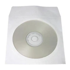 (50) PAPER CD DVD R CDR CLEAR WINDOW, FLAP ENVELOPE/ SLEEVES (COMPUTING)(CRAFTS)