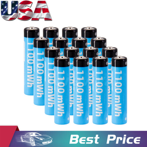 AA AAA Li-ion Rechargeable Lithium ion Batteries 1.5V Battery 1100 / 3400mWh Lot - Picture 14 of 26