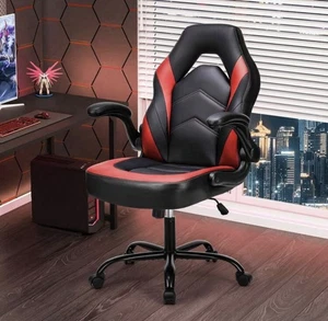 Ergonomic Office Gaming Computer Chair Swivel Rolling Desk Chair Adjustable Arms