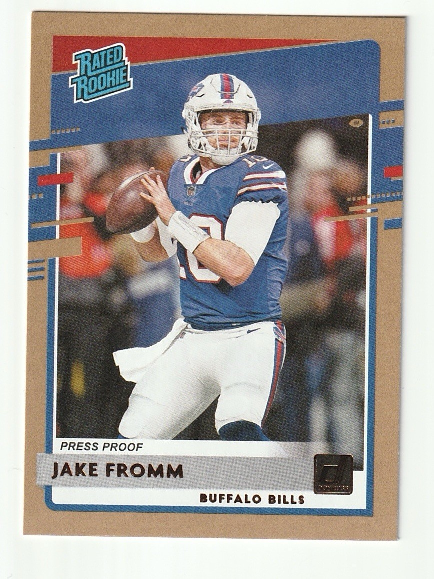 2020 Panini Donruss - Rated Rookie Jake Fromm #305 Press Proof Bronze (RC)