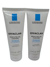 LA ROCHE POSAY EFFACLAR MEDICATED GEL CLEANSER 3.4 OZ NWOB EXP: 2027 LOT OF 2