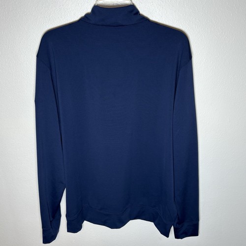 Stitch Sweater Men’s XL Blue Pullover 1/4 Zip Performance Dallas Athletic Club - Picture 7 of 11