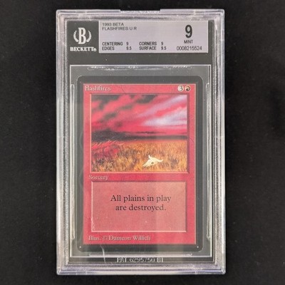 MTG \>> Flashfires (BGS 9) // Beta - 341 Trading - Magic