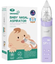 Grownsy Baby Nasal Aspirator Soothing Music Light, Gray