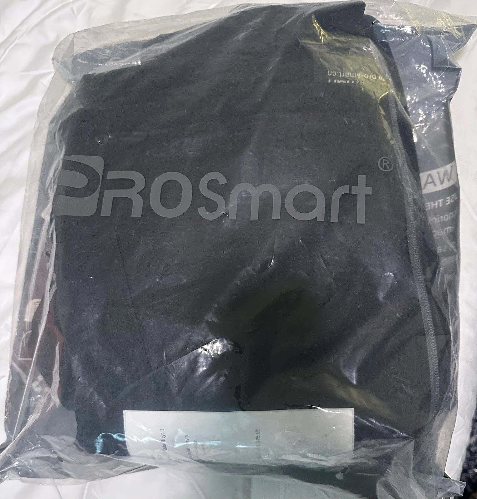PROsmart Heated Hooded Jacket Black Men’s Size M Zippered Pockets Outdoor Winter