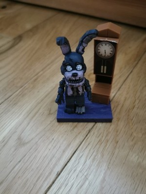 MC Farlane Fnaf Construction Set - Left Hall - Nightmare Bonnie - See Pictures