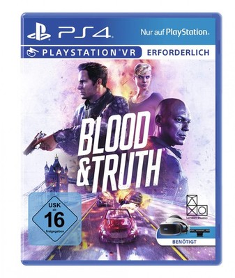 PS4 / Sony Playstation 4 - Blood & Truth benötigt PSVR DE mit OVP