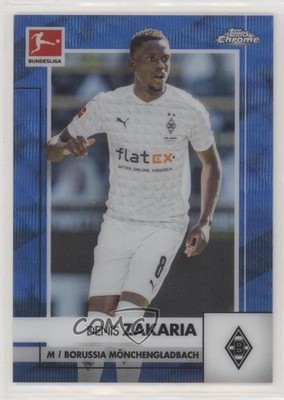 2020 Topps Chrome Bundesliga Blue Wave Refractor 118/150 Denis Zakaria #74 0f5o