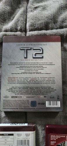 T2 Terminator 2 Judgment Day HD-DVD SteelBook *RARE* OOP And 4 Other Rare - Picture 7 of 11