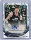 2025-26 Bowman #BCA-KF Kyle Filipowski Chrome Autographs Speckle Refractor #/299