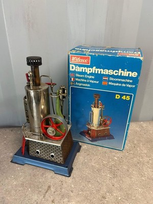 Live Steam Wilesco D45 vertikaler stationärer Motor Modellspielzeug