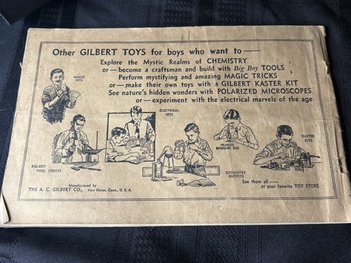 Gilbert Erector Set 1938 Come Make 'Em Manuale Istruzioni Libro n. 6 1/2 - Foto 5 di 5