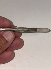 Vintage Revlon 3 1/8" Square Flat Tip Blunt Deluxe Tweezer 2223 Rare Stripes