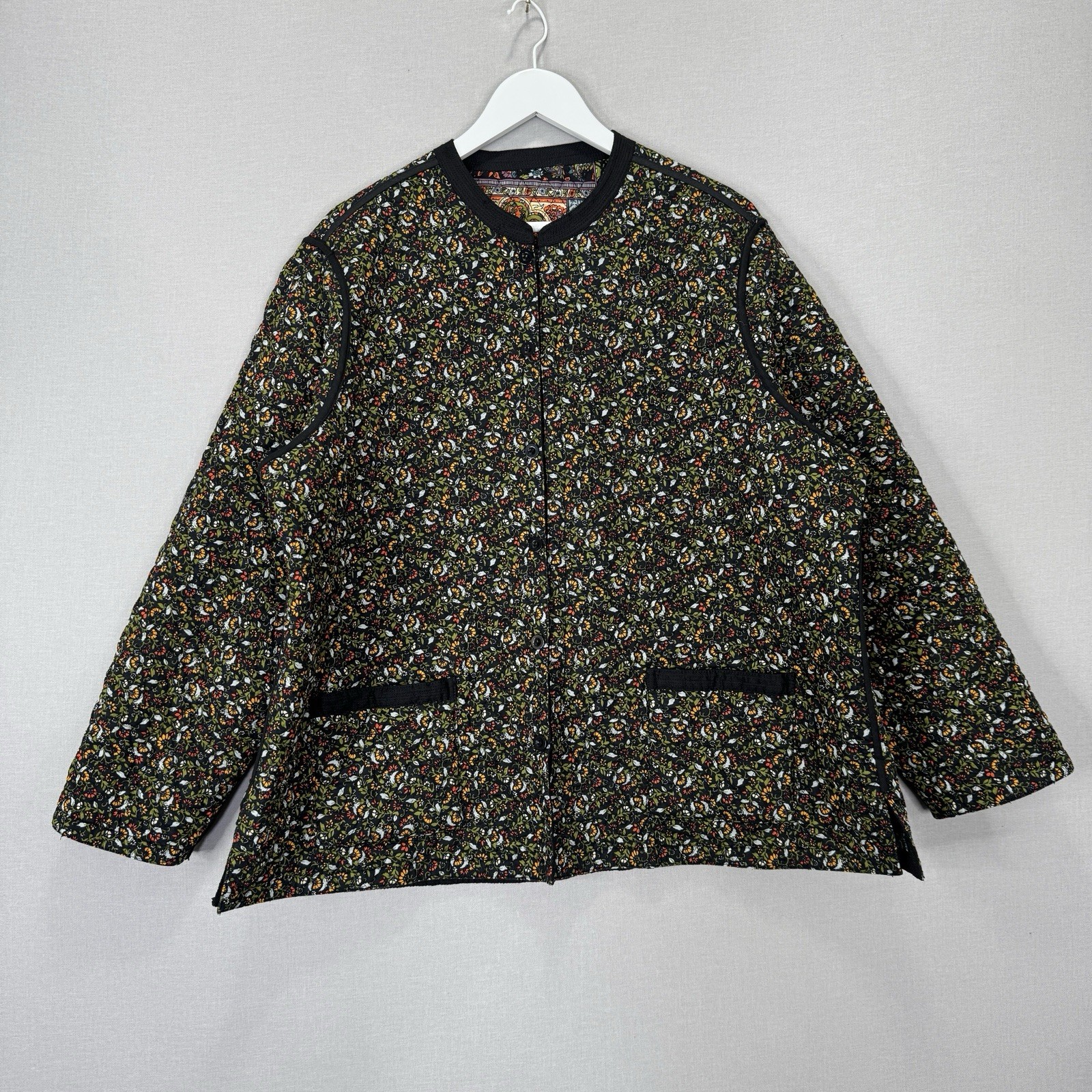 Vintage Quilted Patchwork Reversible Jacket Women… - image 4