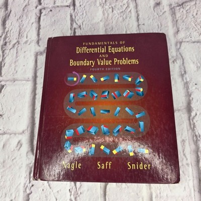 Fundamentals of Differential Equations and Boundary Value Problems 4th Ed w/ CD
