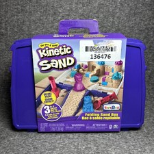 Kit de caja plegable de arena cinética Spin Master 3 lb de herramientas y moldes de arena SELLADOS