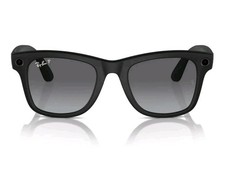 Ray-Ban Meta Gen 1 , Wayfarer, Large Matte Black  Smart AI Glasses for Men,...