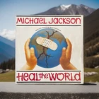 Michael Jackson - Heal The World - 7” Vinyl Record Includes Free Poster VGC
