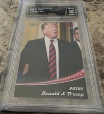 2020 Leaf Exclusive Edition 1/1 Red Blank Back President Donald J. Trump