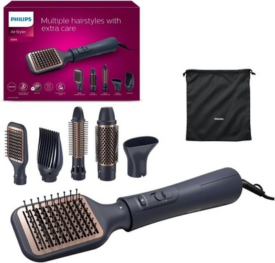 Philips Haarstyler 5000 5 in 1 Air Styler BHA530 Heißluftbürste Multi Haarwerkzeug