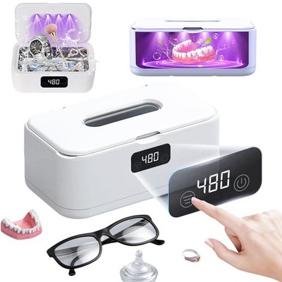 Digitaler Ultraschallreiniger 50 kHz mit Countdown für Brillen und Schmuck