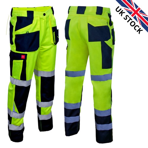 Pantaloni da lavoro FLASH Hi Vis gialli - CAT II - STOCK UK - Foto 1 di 12