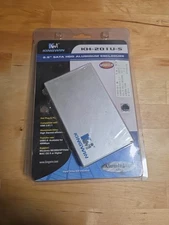 Kingwin KH-200U 2.5” HDD Aluminum Enclosure Silver USB 2.0  - Brand NEW 
