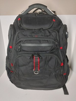 KROSER Travel Laptop Backpack 17.3 Inch XL Computer/Gaming Backpack Black/Red.