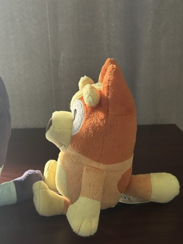Bluey & Bingo Pair- Bluey Soft Plush Toy 18cm By Moose 2018 ABC Ludo Studios - Foto 21 di 24