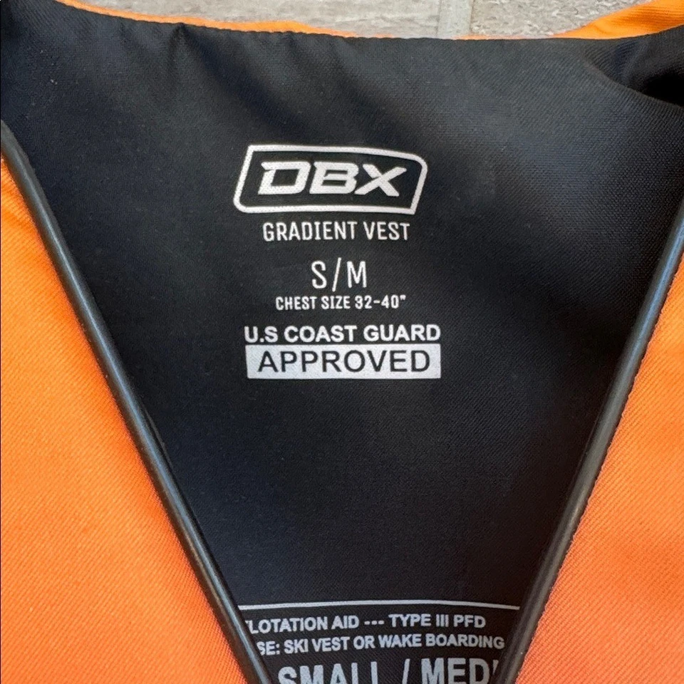 Женский спасательный жилет DBX из нейлона градиент размер маленький/средний грудь 32–40 дюймов для плавания - Изображение 2 из 4