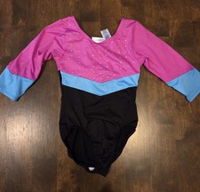 Freestyle Danskin Leotard Active Athletic Gymnastics Dance Girl Size 7/8 Medium