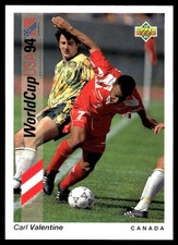 Carl Valentine 1993 Upper Deck World Cup Preview (English/Spanish) #55 Canada