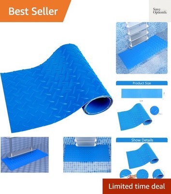 Pool Ladder Mat- 9'' x 36'' Non-Slip Pool Step Pad-Protective Swimming Pool Lad...