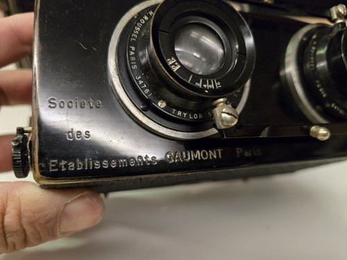 Spido Gaumont Stereo Model D 6X13 1920s Camera Antique - Bild 8 von 19