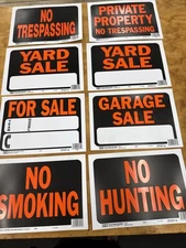 Hy-Ko Sign Assortment Set
