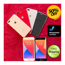 Apple iPhone 8 Plus 64GB Unlocked - Red, Gold, Silver - Free Shipping & Returns