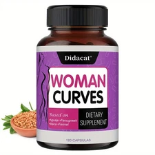 WOMAN CURVES - with Aguaje, Fenugreek, Maca, Fennel - 120 Capsules
