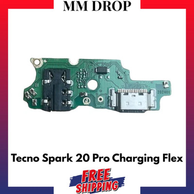 Für Tecno Spark 20 Pro Ersatz Ladebuchse Dock Connector Mikrofonplatine Flex