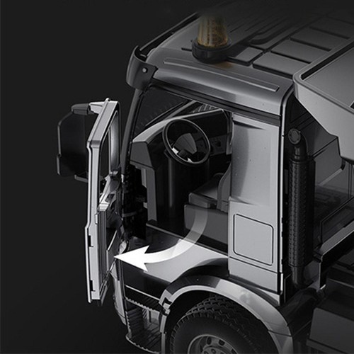 DoubleE E590 003 1/20 RC Dumper Truck 6X6 Electric Lifting RC Tipper Sound Model - Picture 8 of 10